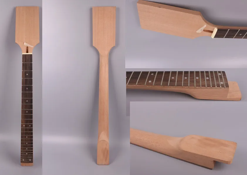 

1x Mahogany Electric Guitar Neck 24Fret 24.75''inch or 25.5 inch Rosewood fretboard Unfinished