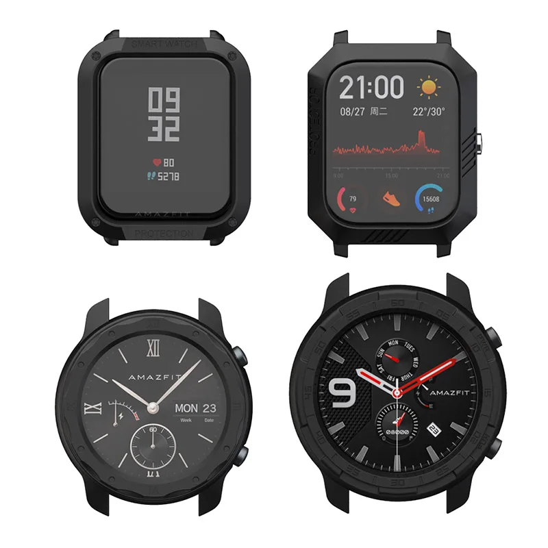 Чехол SIKAI Pace для Amazfit Bip lite Youth GTR GTS, чехол для часов, защитный корпус, аксессуары для умных часов Huami GTR 47 мм 42 мм