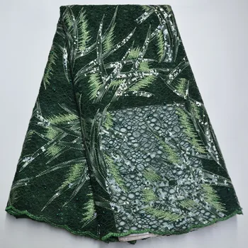 

New Fashion African Voile Lace Fabric High Quality French Organza Lace Fabric 2020 African Sequin Lace Fabric For Wedding
