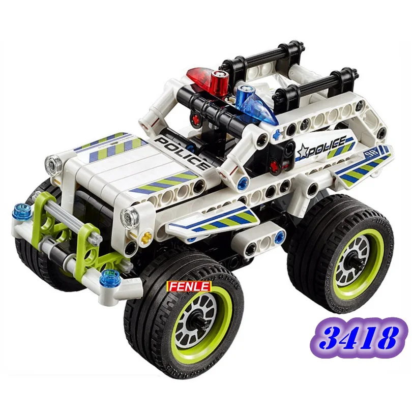 3418 without box Decool совместимые technic грузовики тянуть назад racer автомобиль мото наборы комплект строительные блоки F1 DIY кубики moc детские игрушки подарки - Цвет: 3418 without box