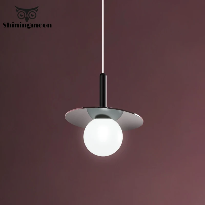 

Nordic Restaurant Iron Pendant Lights Modern Art Single Simple Bar Dining Room Pendant Lamp Bedroom Deco Hanglamp Light Fixtures