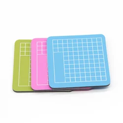 Mini almofada de corte artesanal kawaii, 1 peça, 6x6cm, modelo pvc, durável, antiderrapante, bloco de papel de corte, arte, ferramenta de mão, tábua de corte