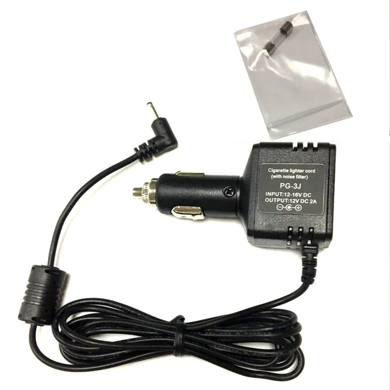 Автомобильный Зарядное устройство PG-3J прикуривателя кабель 2 м для Kenwood для TH-D7E TH-F6E TH-F7E TH-K4E TH-G71E UV-5R Ham Радио иди и болтай Walkie Talkie
