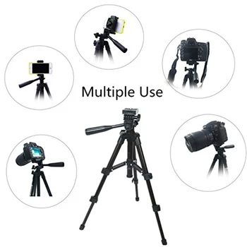 

Aluminum Alloy Profesional Camera Tripod Stand For Canon Nikon Sony DSLR Camera Camcorder Mini Protable Tripod For Smart Phone
