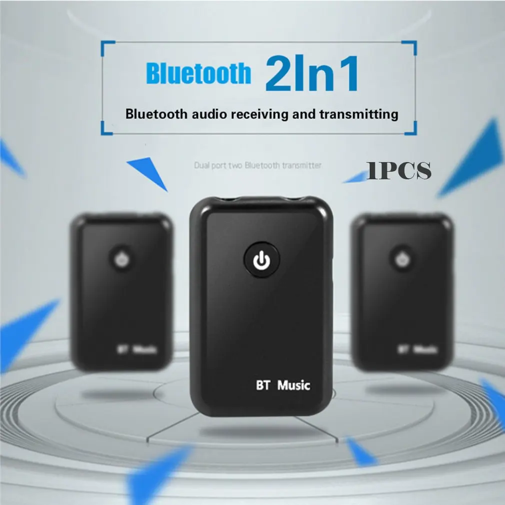 2 в 1 Передача получить беспроводной Bluetooth AUX адаптер 4,2 3,5 мм Jack аудио для столов ТВ домашняя звуковая система автомобильная стереосистема