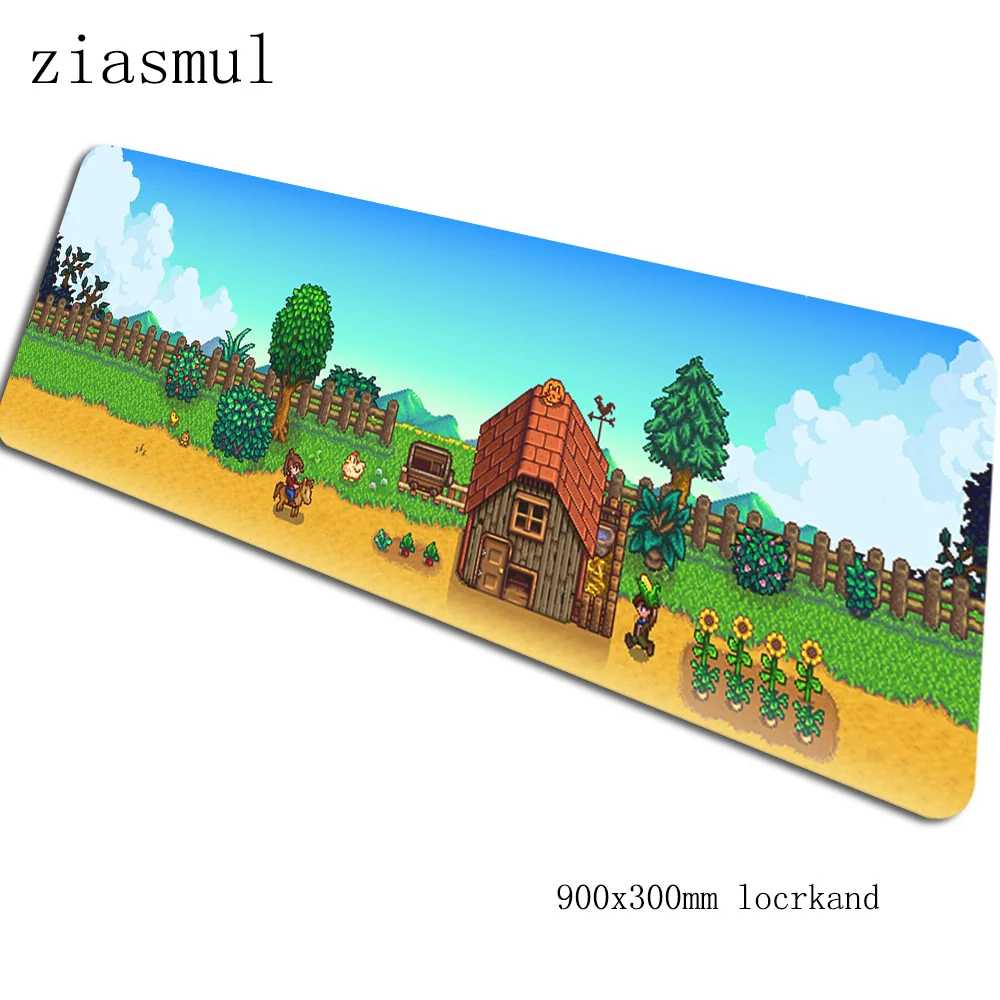 Stardew valley коврик для мыши 90x30 см компьютерный геймер Коврик для мыши дешевый padmouse Бестселлер Коврик Для Мыши Эргономичный гаджет настольные коврики - Цвет: Size 900x300x2mm