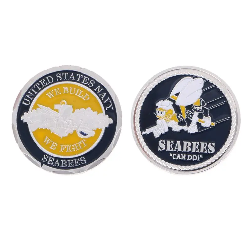 

2018 Commemorative Coin Army United States Navy Seabees Collection Arts Souvenir