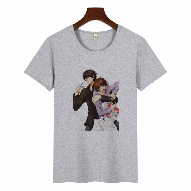 Женская забавная Футболка с принтом яои, Аниме Манга, одежда, футболка хип-хоп, Повседневная Уличная футболка для девочек, топ с короткими рукавами Harajuku