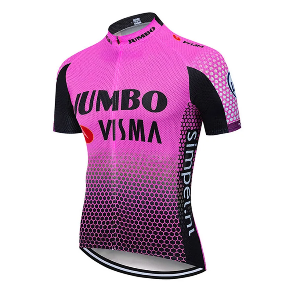 2020 профессиональная команда JUMBO VISMA Велоспорт Джерси комплект Мужская