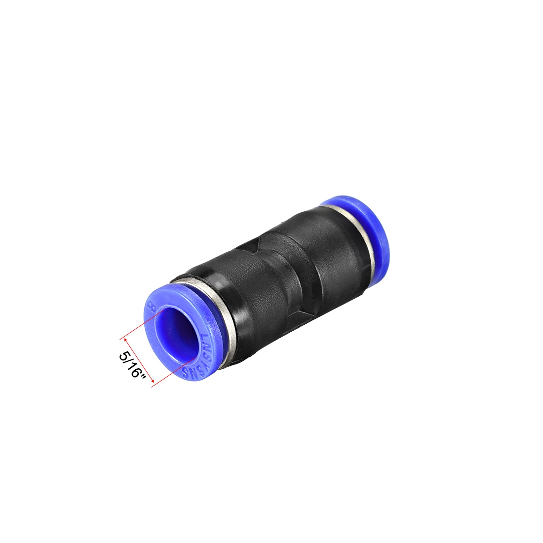 Uxcell пластиковый прямой Union Push для подключения фитинга трубок Push Fit Lock Cut труба плоская без наклона имеет гибкий и легкий