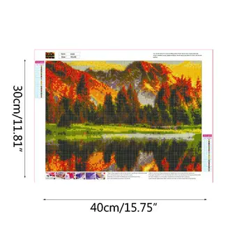 

5D Diamond Painting Kit for Adult Drill Paint Pictures Arts,4-Pack,Scenic T8WE