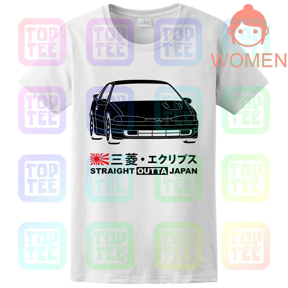 Футболка GT-shirt Mitsubishi Eclipse GSX D27A 1G-B '92-'94 - Цвет: Women White