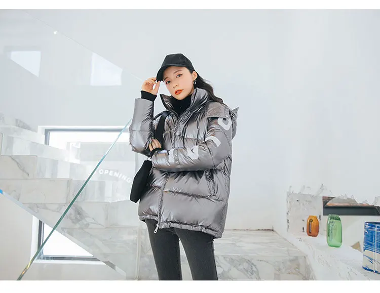 New Arrival Fashion Short Women Winter Jacket Cotton Padded Warm Thicken Ladies Coat Trend Slim Parka Womens Jackets