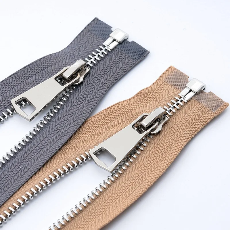 Meetee 5 # металлическая молния 85 см с открытым концом для куртки кожаный пуховик