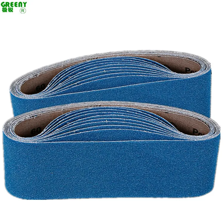 

915X100 Stainless Steel Abrasive Belt Machine Beveiling Machine Fused Zirconia Alumina Blue Abrasive Belt Stainless Steel Only A