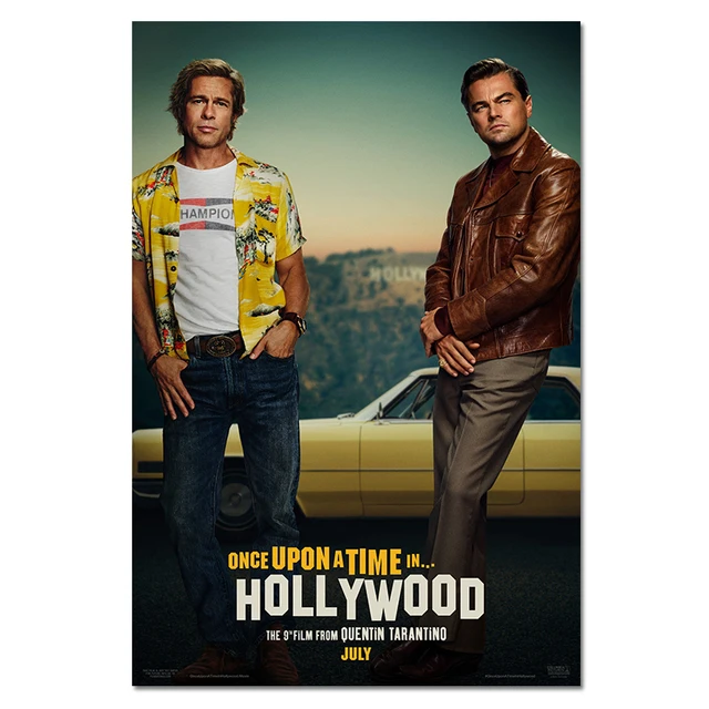 2019 New Movie Silk Poster Once Upon a Time in Hollywood Retro Art Prints Vintage Wall 2019 New Movie Silk Poster Once Upon a Time in Hollywood Retro Art Prints Vintage Wall Decor Pictures Quentin Tarantino Posters