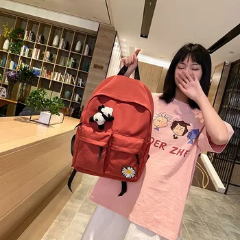 

2020 new Korean version of the shoulder bag women's leisure campus girl large capacity backpack ladies