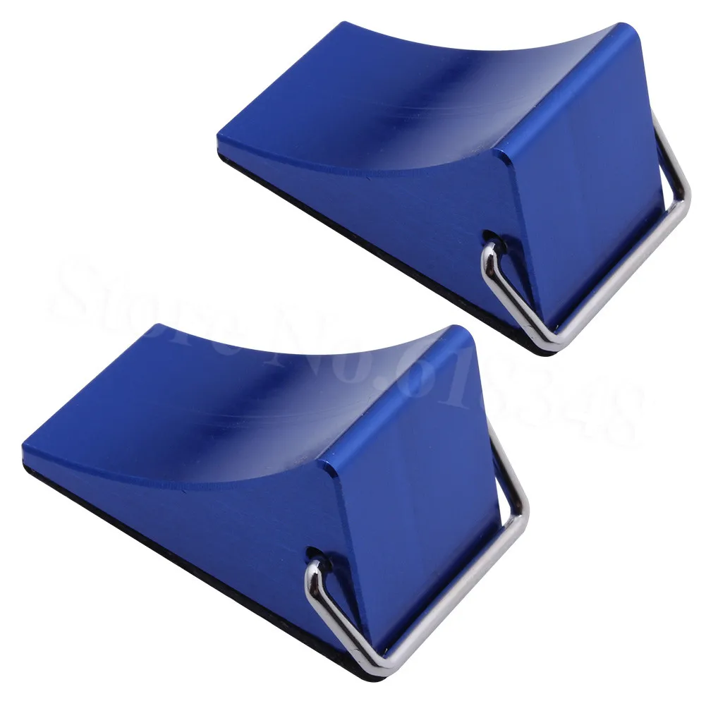 2 шт. Алюминий Сплав RC Противооткатная колодка Нескользящие грузовик с прицепом