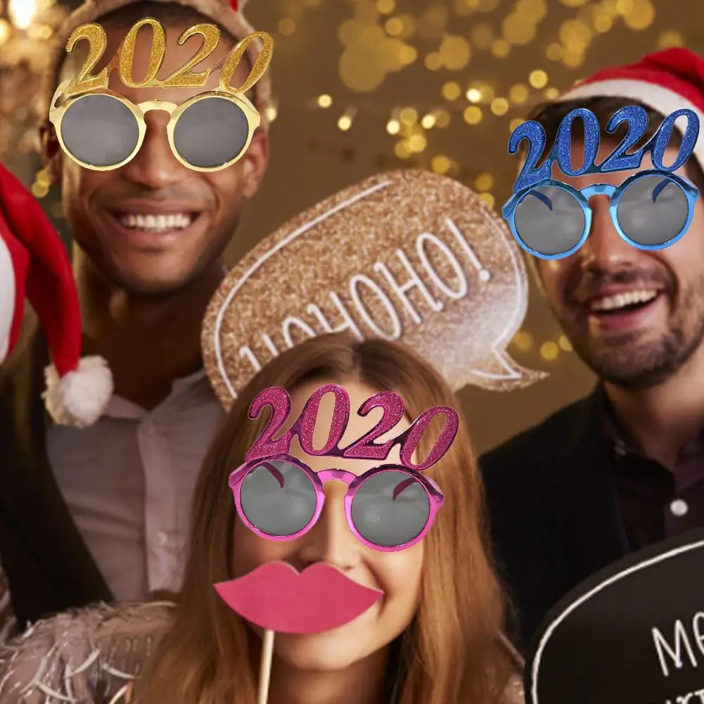 Забавные маскарадные оправы, очки года, новогодние праздничные очки, рождественские вечерние украшения для косплея, для мальчиков и девочек, унисекс