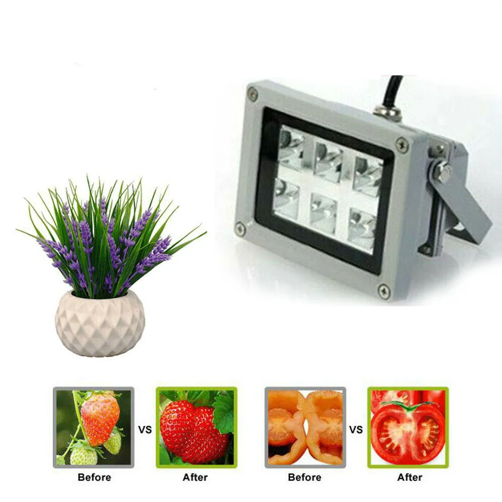 

10W LED Refugium Red Grow Light For Growing Chaeto Macro Algae Sump