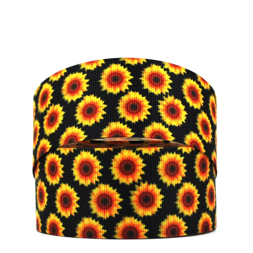 

Daisy Ribbon Groagrain Wedding Party Decoration Ribbon Printed Brithday Gift22mm 25mm 38mm 57mm 75mm