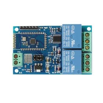 

Bluetooth Relay Switch Module ligent Home Mobile APP Remote Control 2 Bit DC 5V Dual Circuit Bluetooth Relay Module