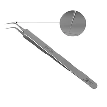 Нержавеющая сталь Сверхтонкий заостренный Fly Line щипцы для бровей накладные ресницы Инструменты для наращивания Высокая точность анти кислотные пинцеты