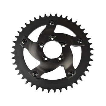 

Chain Wheel and Replacement Chain Guard Adapter 42T Chainring Teeth for Bafang Bbshd Bbs03 Mid Drive Motor