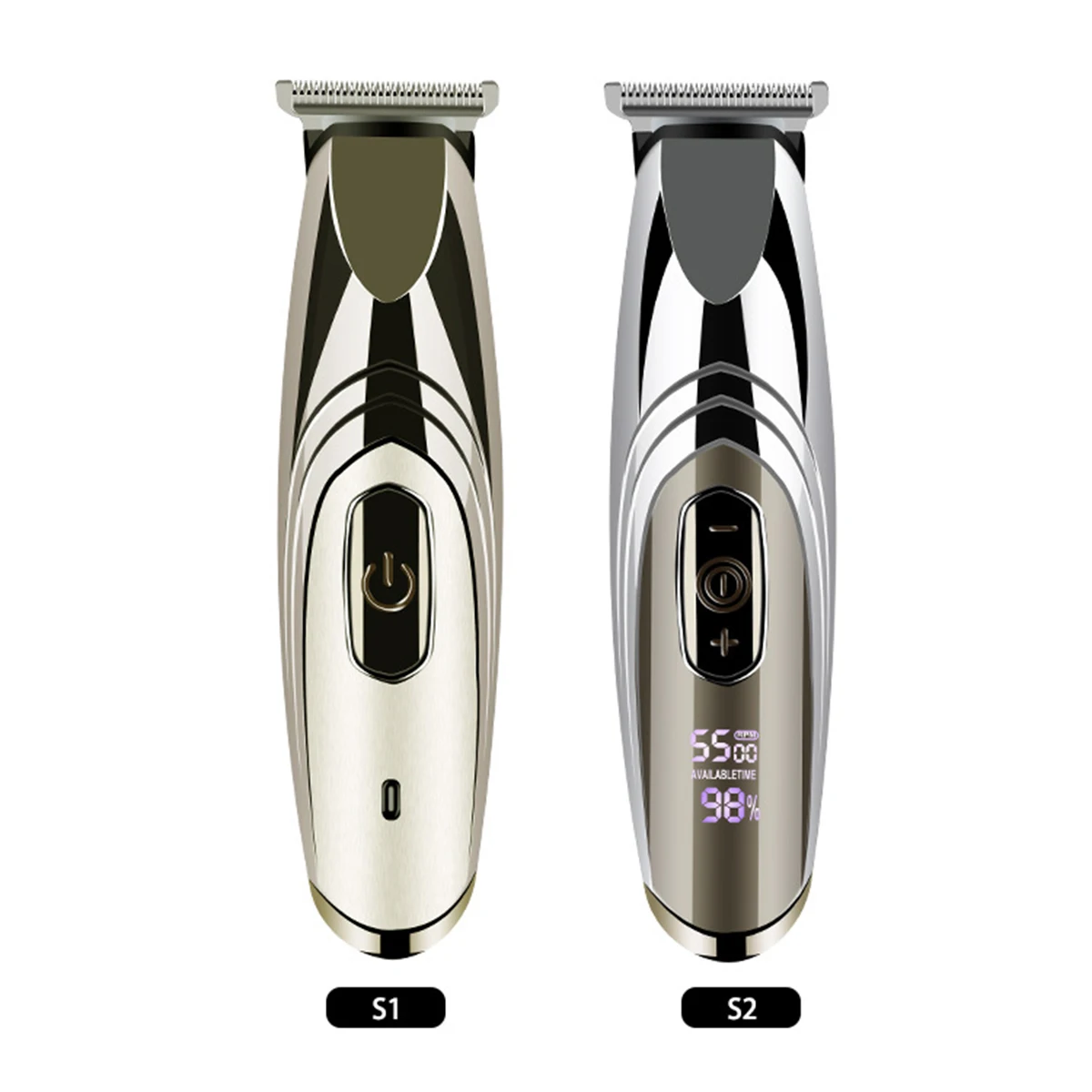 Professional Multifunction Barber Salon Electric Hair Clipper Rechargeable Adjustable Speeds Trimmer Beard Shaver Grooming Razor
