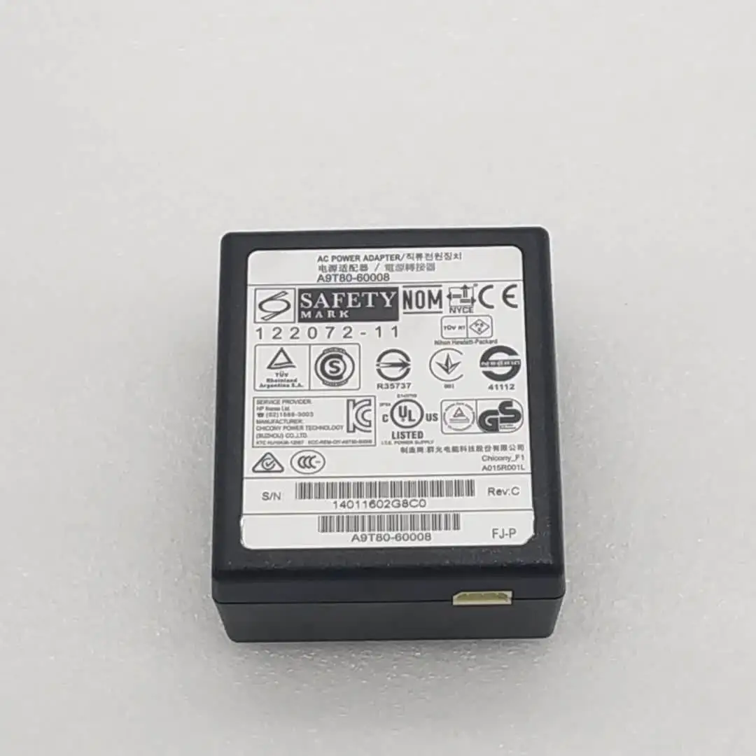 Используется A9T8060008 AC/DC адаптер питания для принтера HP A9T80-60008 F1 A015R001L шнур зарядное