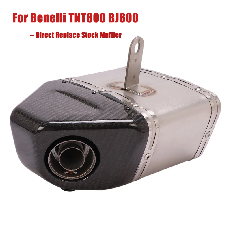 

Slip for Benelli TNT600 BJ600 Motorcycle Exhaust Tips Muffler Tail Pipe Carbon Fiber End with DB Killer Silencer