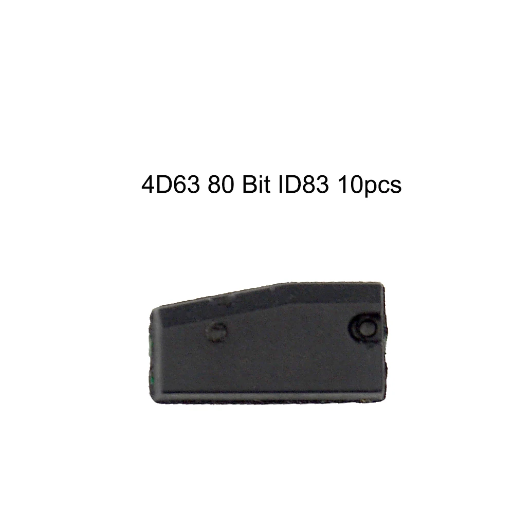 CHKJ 5 шт./лот углеродный 4D63 80 бит 40 бит транспондер чип для Ford Festa Focus 2 Mondeo Mk4 авто ключ ID83 пустой чип украшения - Цвет: 80 bit 10pcs