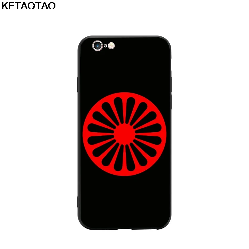 Хаки KETAOTAO Цыганский Римский флаг чехол для телефона s для iPhone 7 8 Plus X XS XR 11 Pro для samsung чехол Мягкий ТПУ резиновый силиконовый - Цвет: Хаки
