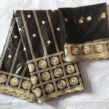 Индийский Базен riche getzner бассейна riche getzner жаккардовая парча ткань с камнями последние нигерийские геле хедти 5+ 2 ярдов/партия