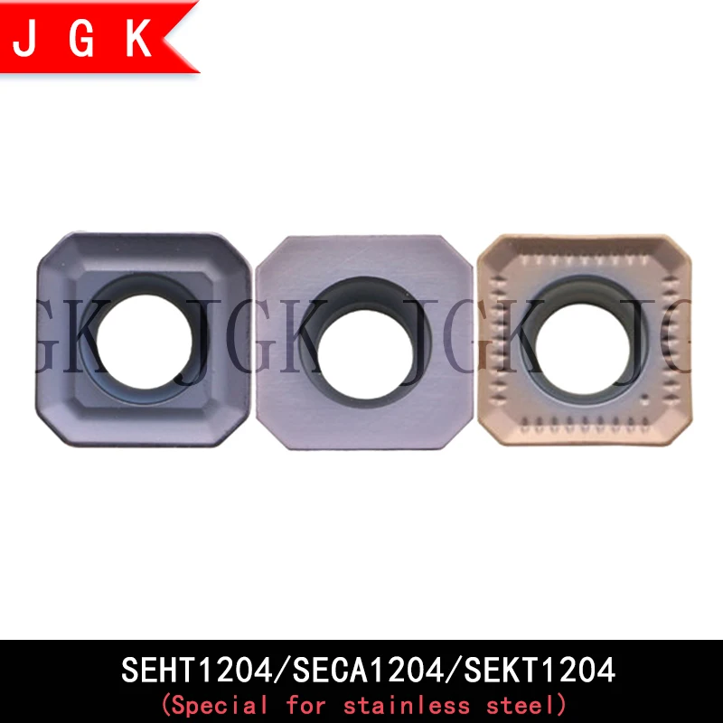 

SECA SEKT SEHT insert SECA1204 SEKT1204 SEHT1204 AFTN inserts carbide cnc milling cutter insert for milling Stainless steel