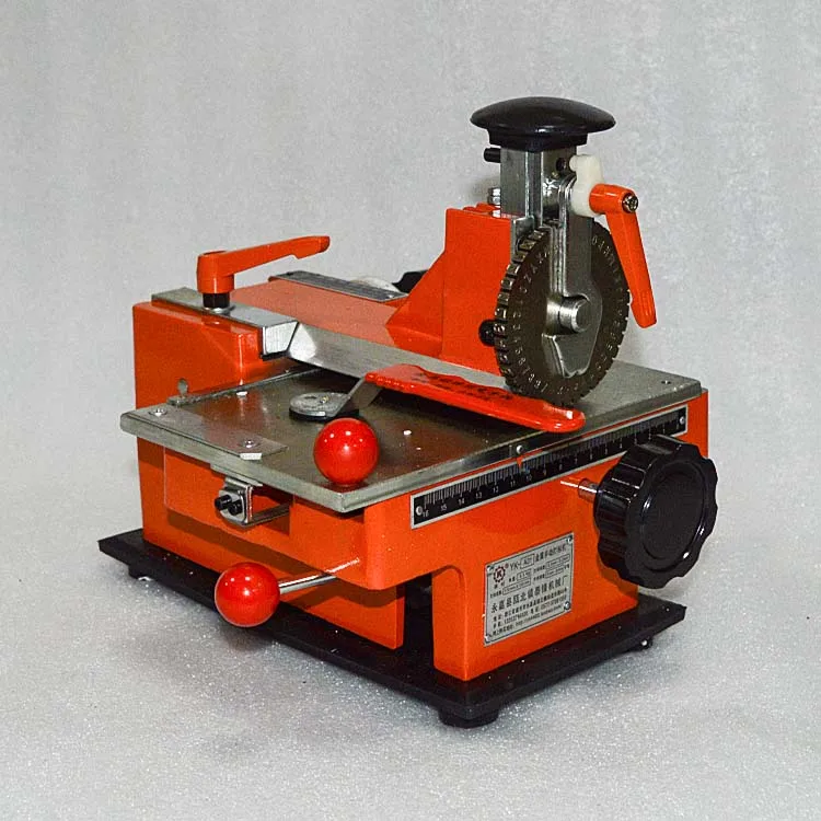 YK-A01 Semi-Automatic Manual Marking Machine Aluminum Labeling Coding Machine Eq