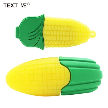 

TEXT ME cartoon Food corn model usb flash drive usb 2.0 4GB 8GB 16GB 32GB 64GB creative pendrive