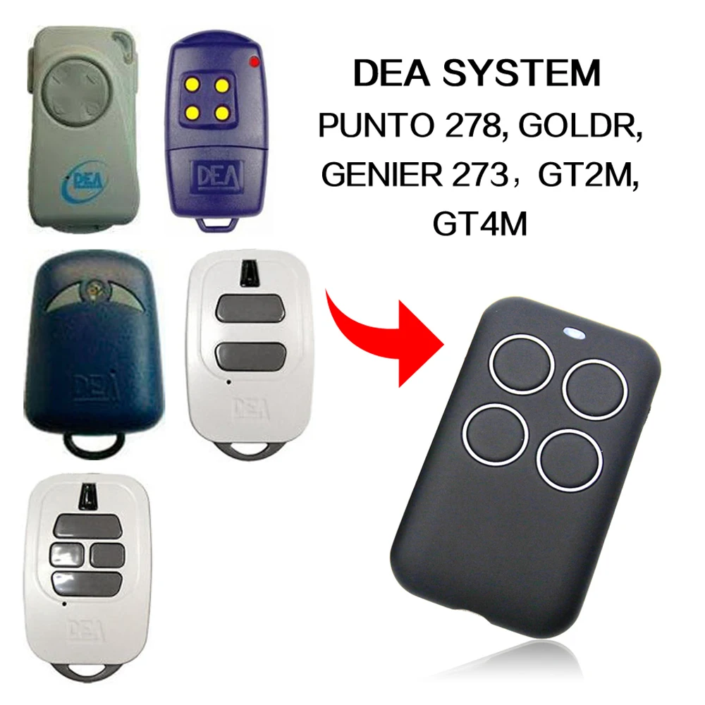 Система удаленного управления PUNTO GOLDR GENIER GT2M GT4M совместимая копия ворот гаража DEA