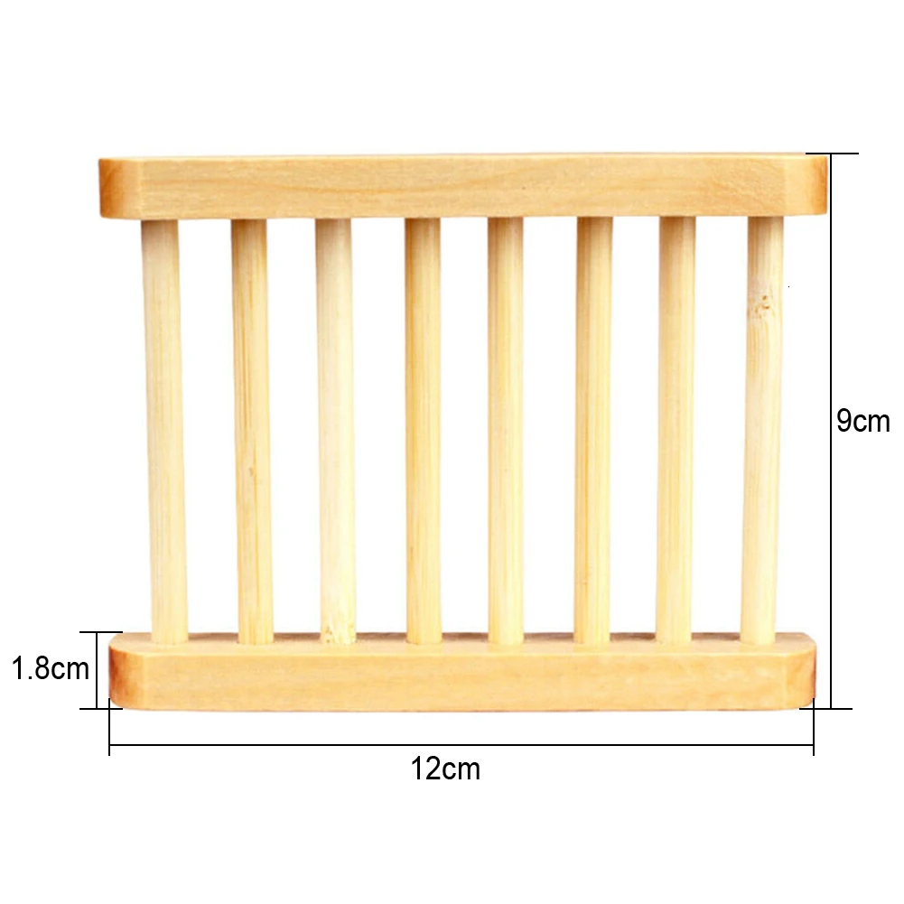 Деревянный Натуральный Бамбуковый мыльный поднос для посуды, держатель для хранения мыла, подставка для мыла, контейнер, портативная ванная мыльница, коробка для хранения