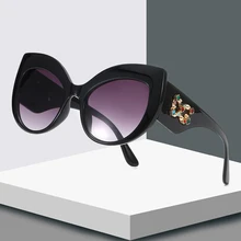 Модные негабаритные Квадратные Солнцезащитные очки для женщин, винтажные брендовые Дизайнерские Большие очки для дам, солнцезащитные очки в стиле ретро с градиентом