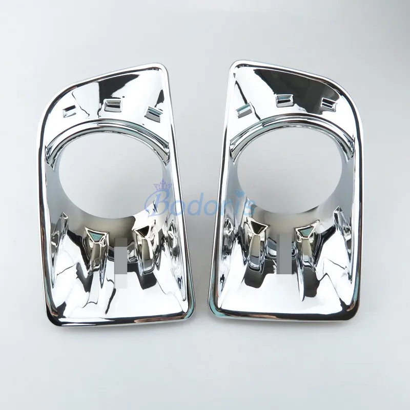 

Chrome Car Styling Front Fog Lamp Cover Light Overlay Trim Frame Panel Kit 2012 2013 2014 For ISUZU DMAX D-MAX D MAX Accessories