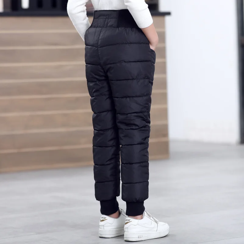Children Trousers Winter Boys Girls Thicken Outer Wear Warm Pants Waterproof Ski Children's Clothing Long Pants girls pants boys pants kids pants girls trousers