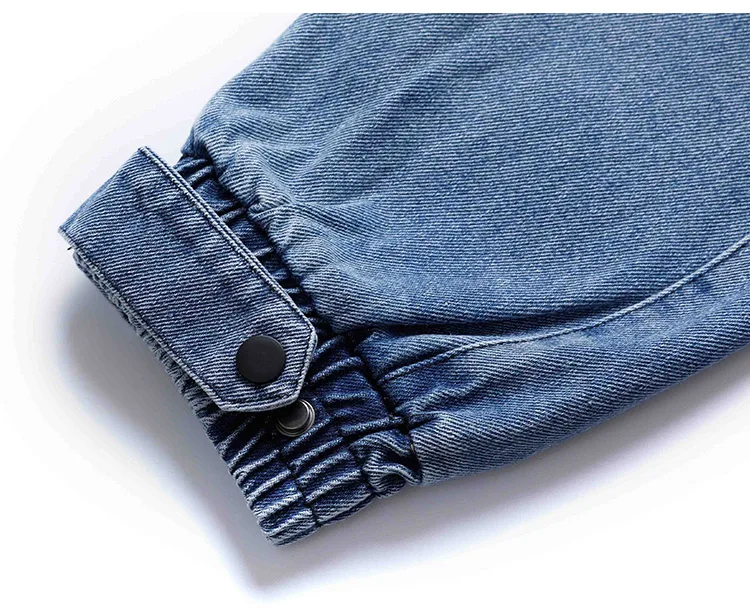 Aolamegs джинсы мужские забавные Карманы Мужские джинсовые штаны эластичный шнурок на талии Лоскутные рабочие джинсы брюки высокие уличные брюки