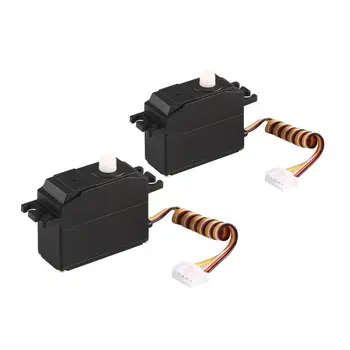 

2pcs 25g Plastic Gear Servo 4.8-6V for 1/12 Wltoys 12428 12423 RC Car Truck Model Steering Part Accessories