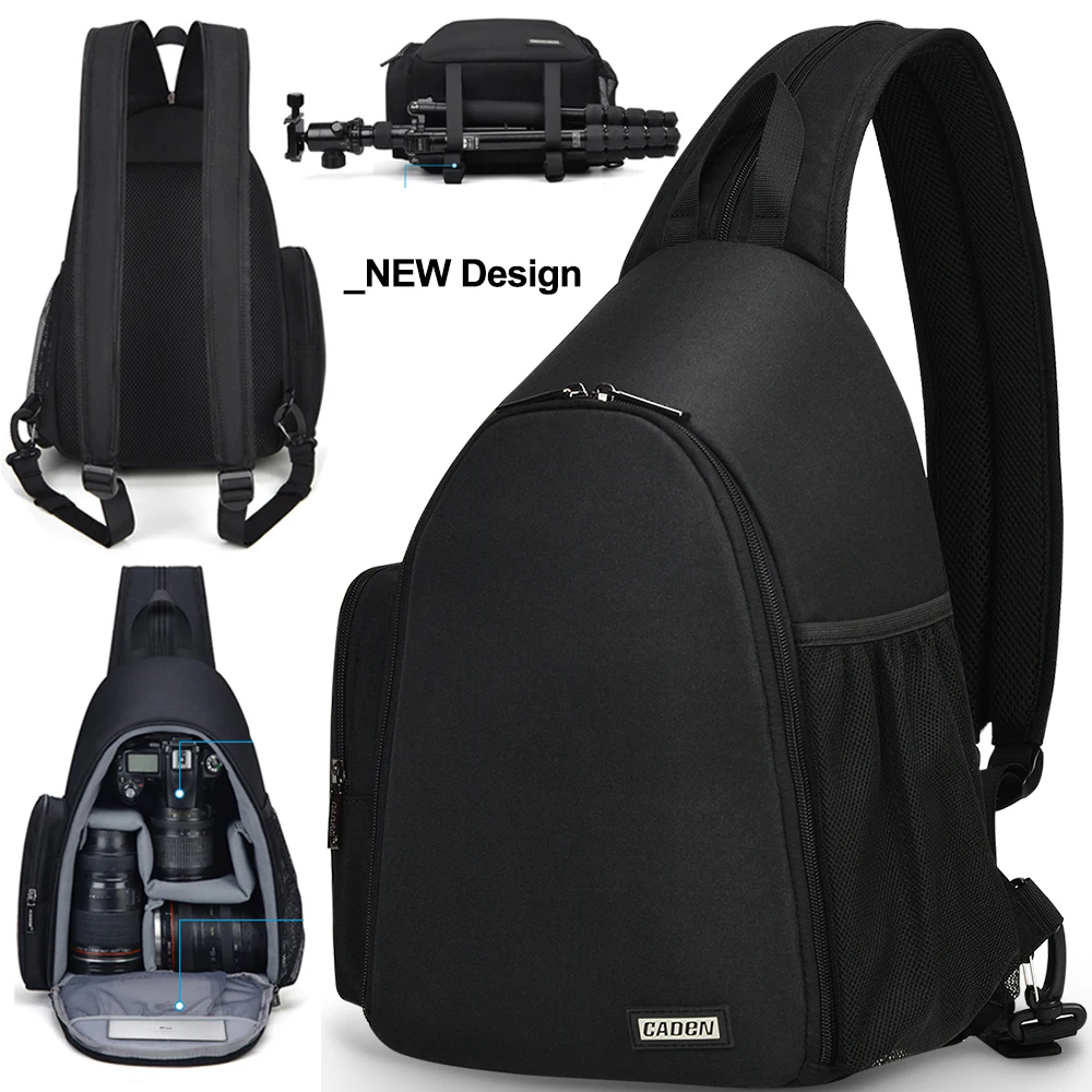 CADeN Camera Bag Shoulder Sling Bag Backpacks Waterproof Nylon Shockproof Scratch Resistant