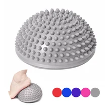 Спортивный мяч для йоги, фитнеса, массажный мяч, полукруглый, для йоги, упражнений, йоги, колебания стабильности, Балансирующий диск, массажный коврик-подушка