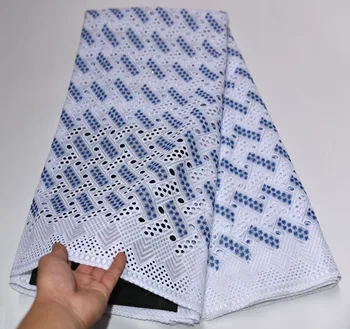 

Holes Cotton Lace African Swiss Voile Lace Fabric With Stones 2020 High Quality Swiss Voile Lace In Switzerland Red GT-985