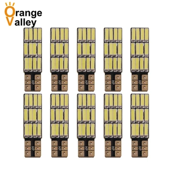 

10PCS High Quality T10 LED 501 W5W 168 12 7020 SMD Car Auto Clearance Lights Reading Light Marker Lamps DC 12V Wholesale