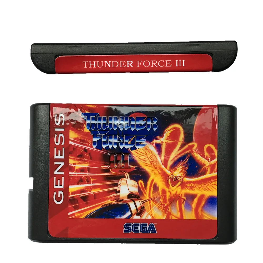 Сила грома 3-16 бит MD игры Картридж для консоли MegaDrive Genesis