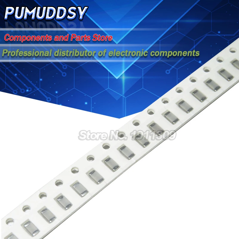 100 шт. 22PF NPO ошибка 5% 50V 1206 22P smd конденсатор | Электронные компоненты и